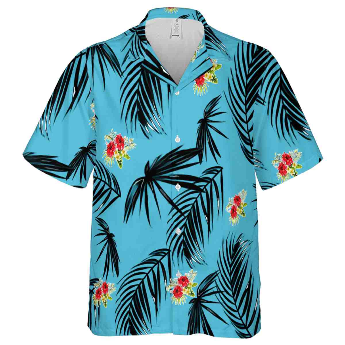 Hibiscus Monochrome Palm Hawaiian Shirt Fashion forward Hibiscus Monochrome Palm Hawaiian Shirt Fashion forward
