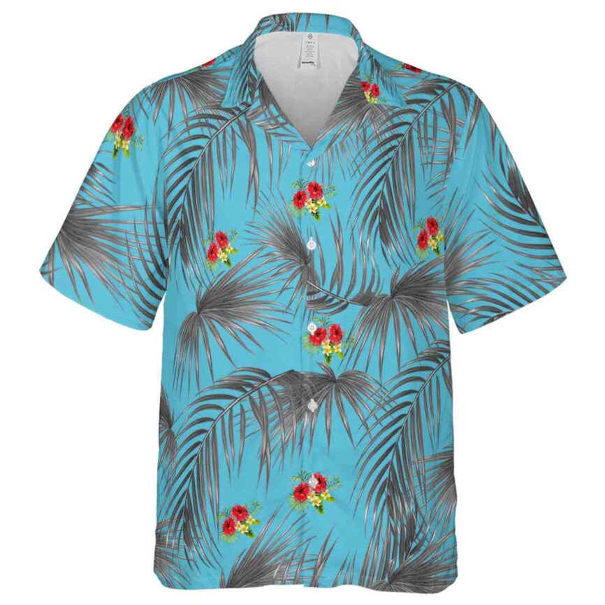 Hibiscus Palm Frond Hawaiian Shirt Fashion forward