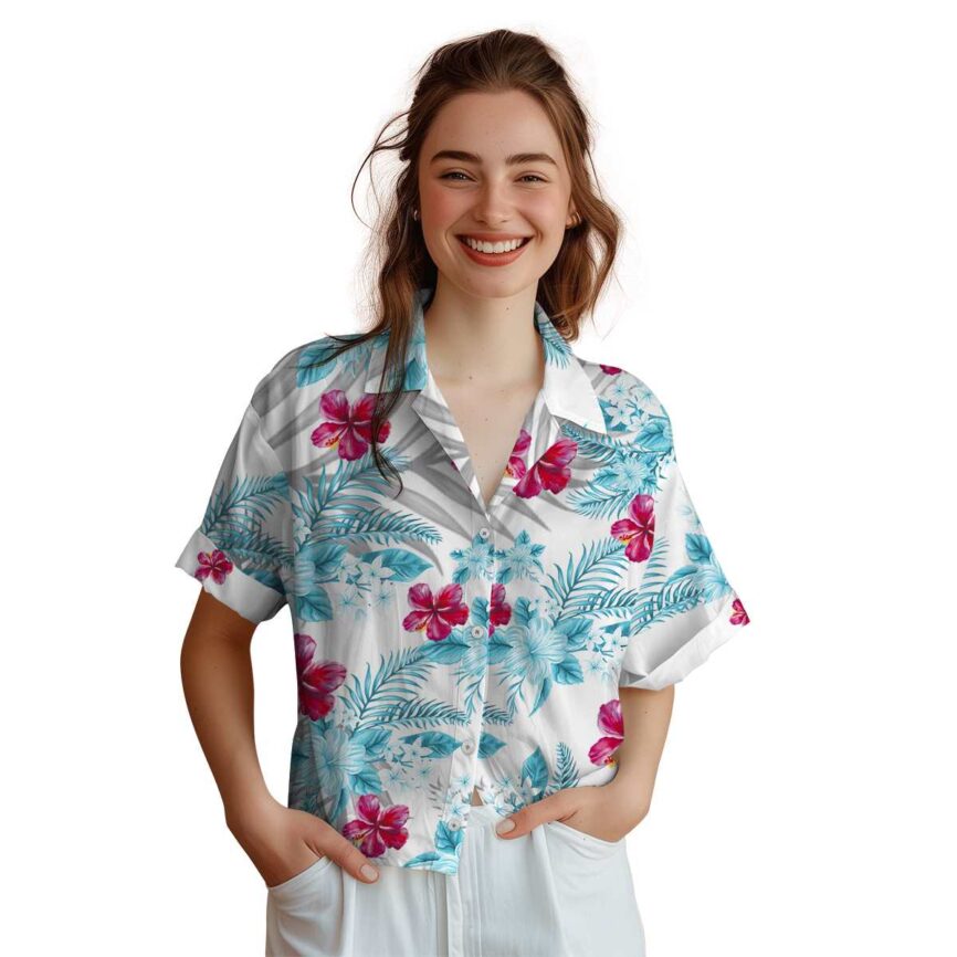 Hibiscus Tropical Blossom Hawaiian Shirt Top rated