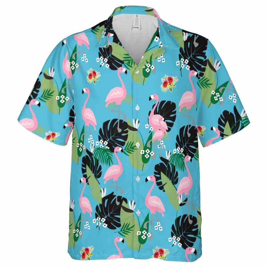 Hibiscus Tropical Flamingo Hawaiian Shirt Fashion forward