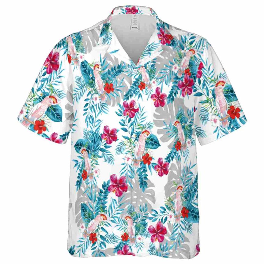 Hibiscus Tropical Fronds Hawaiian Shirt Fashion forward
