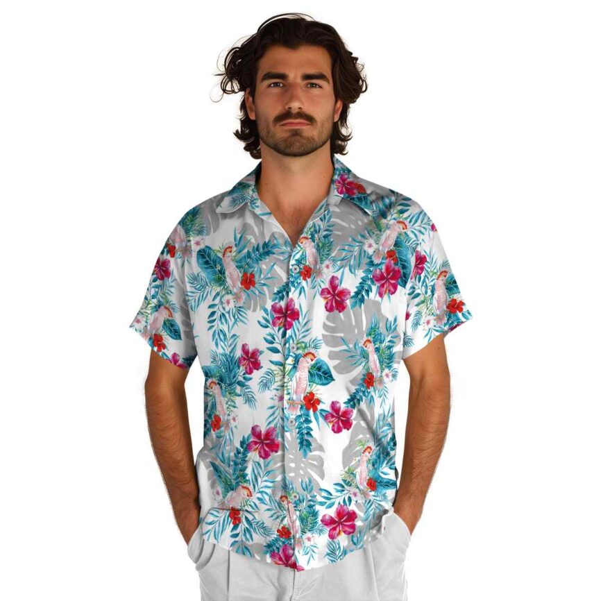 Hibiscus Tropical Fronds Hawaiian Shirt New Arrival
