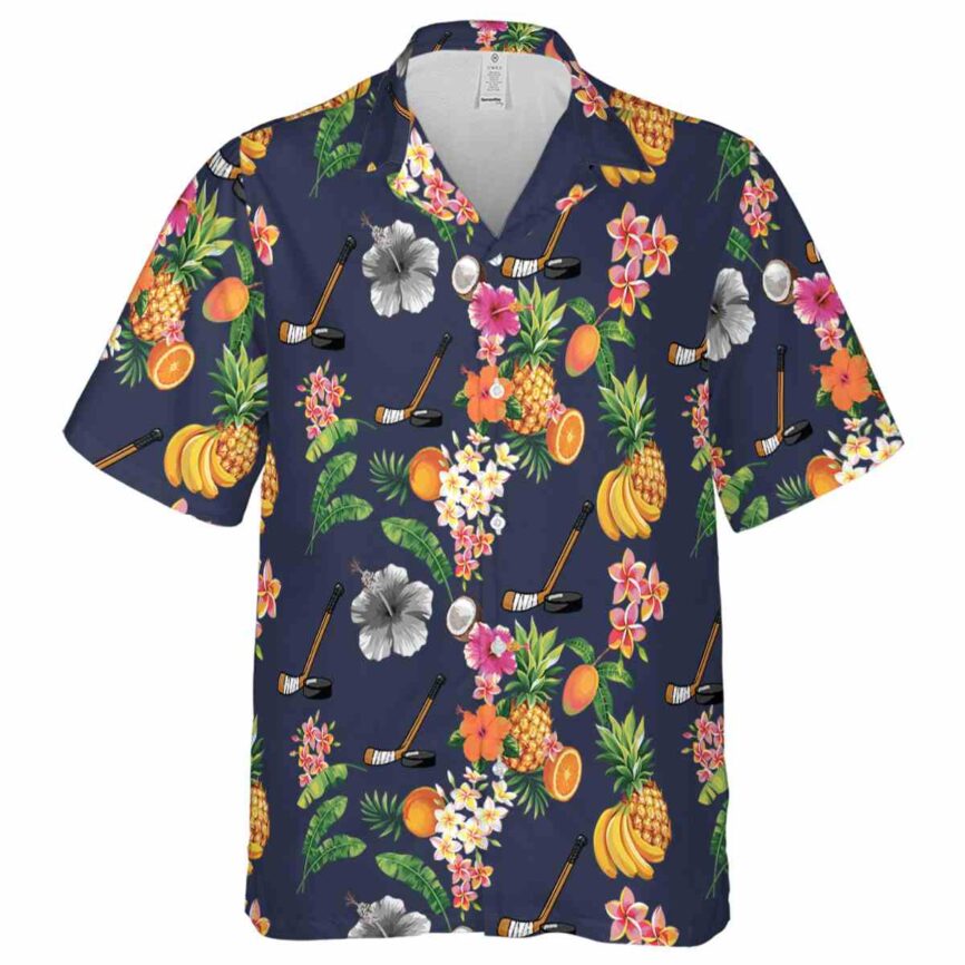 Hockey Fruit Pattern Hawaiian Shirt Fashion forward
