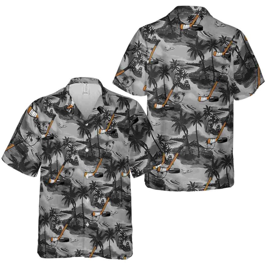 Hockey Island Beach Hawaiian Shirt Premium grade