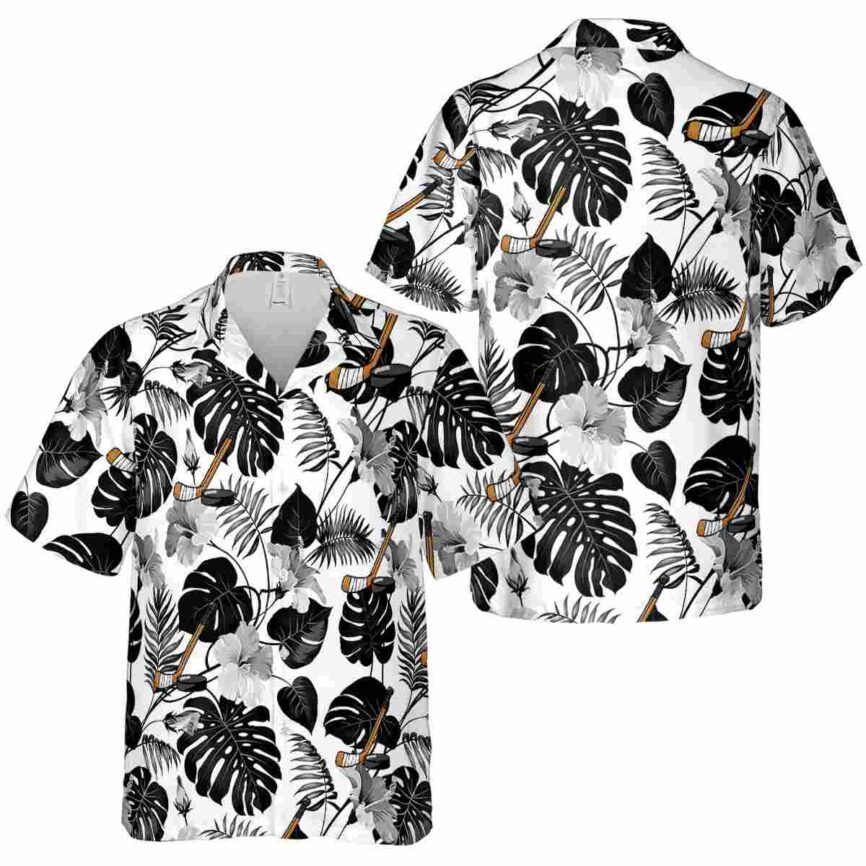Hockey Leaf Pattern Hawaiian Shirt Premium grade