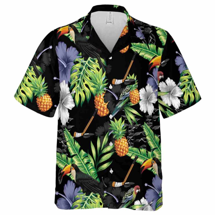 Hockey Leafy Toucan Hawaiian Shirt Fashion forward