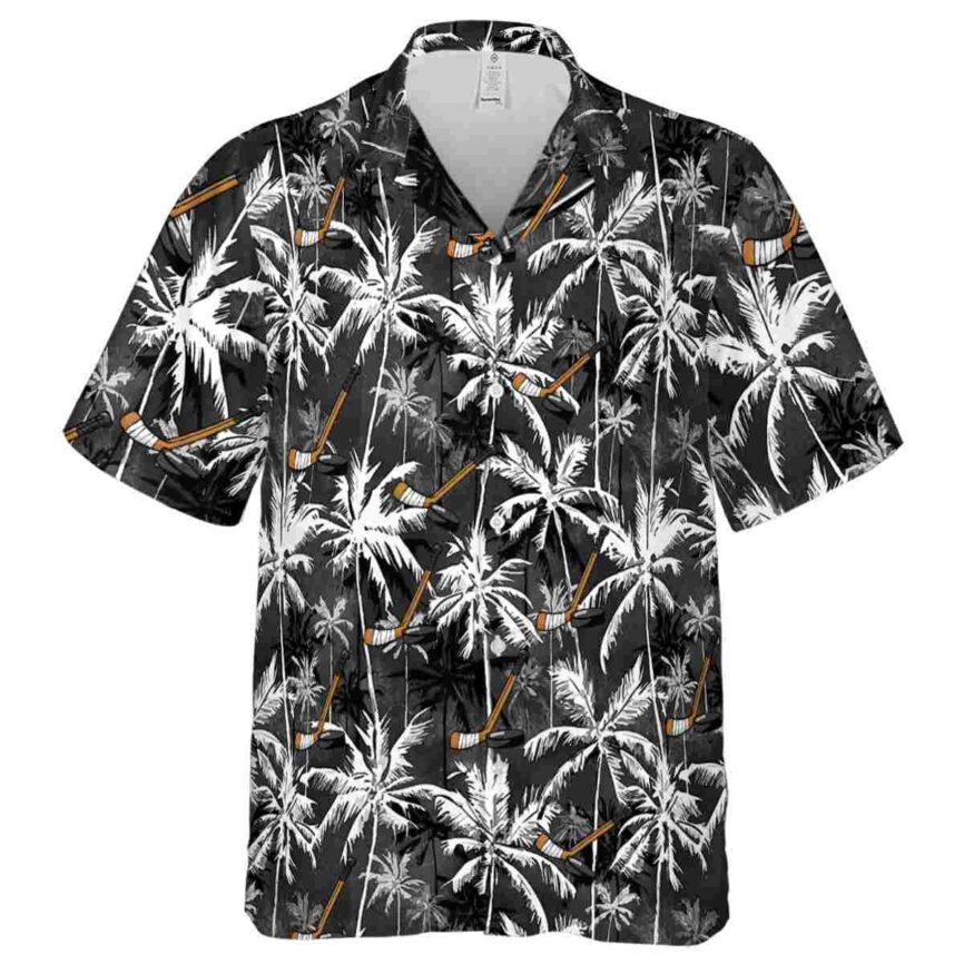 Hockey Palm Themed Hawaiian Shirt Fashion forward