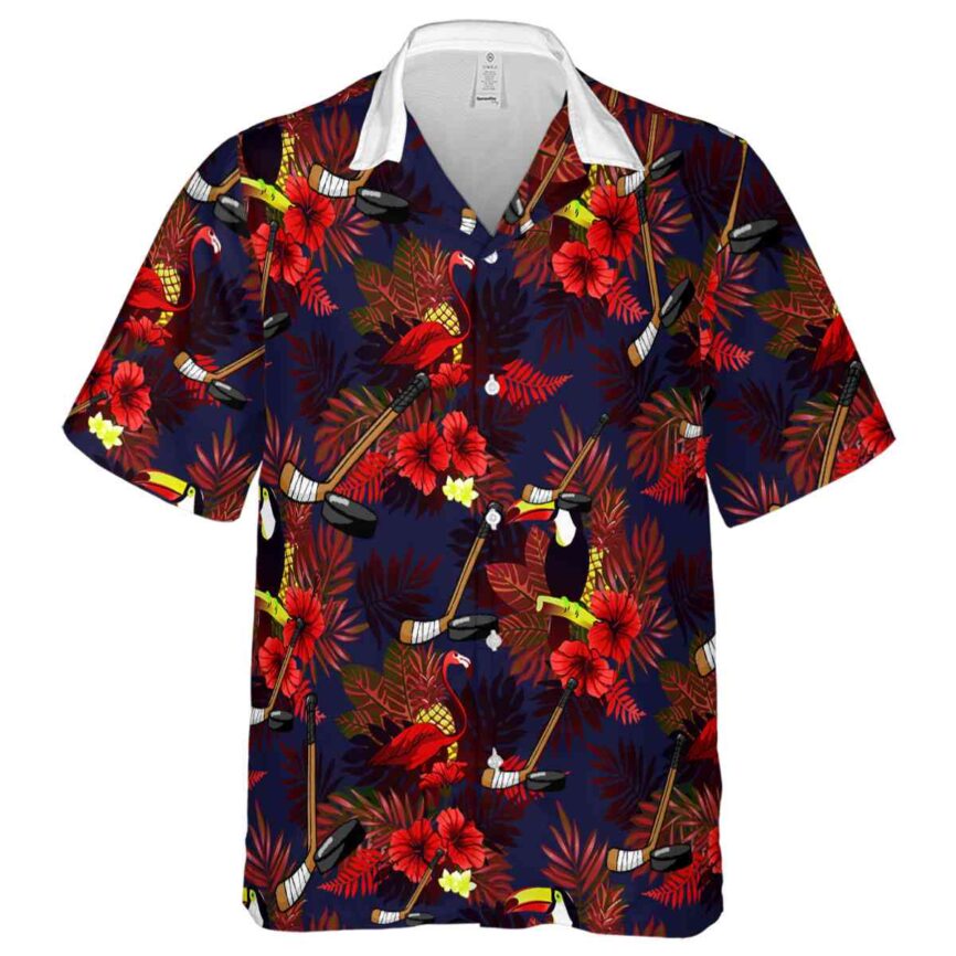 Hockey Tropical Bird Hawaiian Shirt Fashion forward
