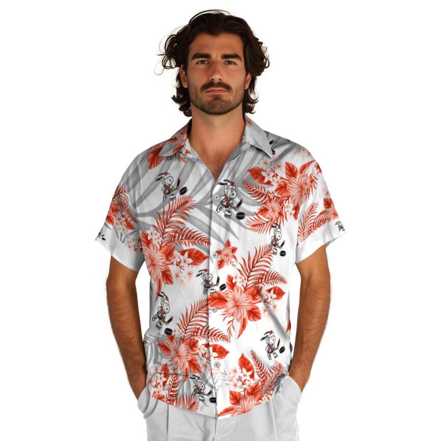 Hockey Tropical Blossom Hawaiian Shirt New Arrival