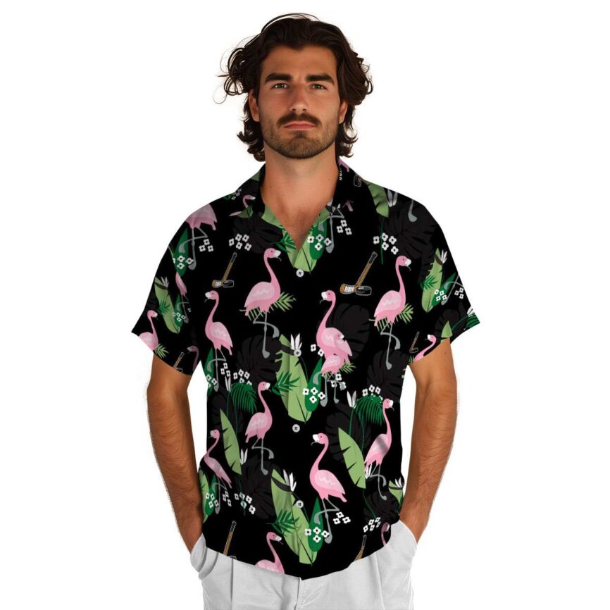 Hockey Tropical Flamingo Hawaiian Shirt New Arrival