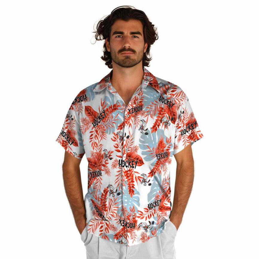Hockey Tropical Fronds Hawaiian Shirt New Arrival