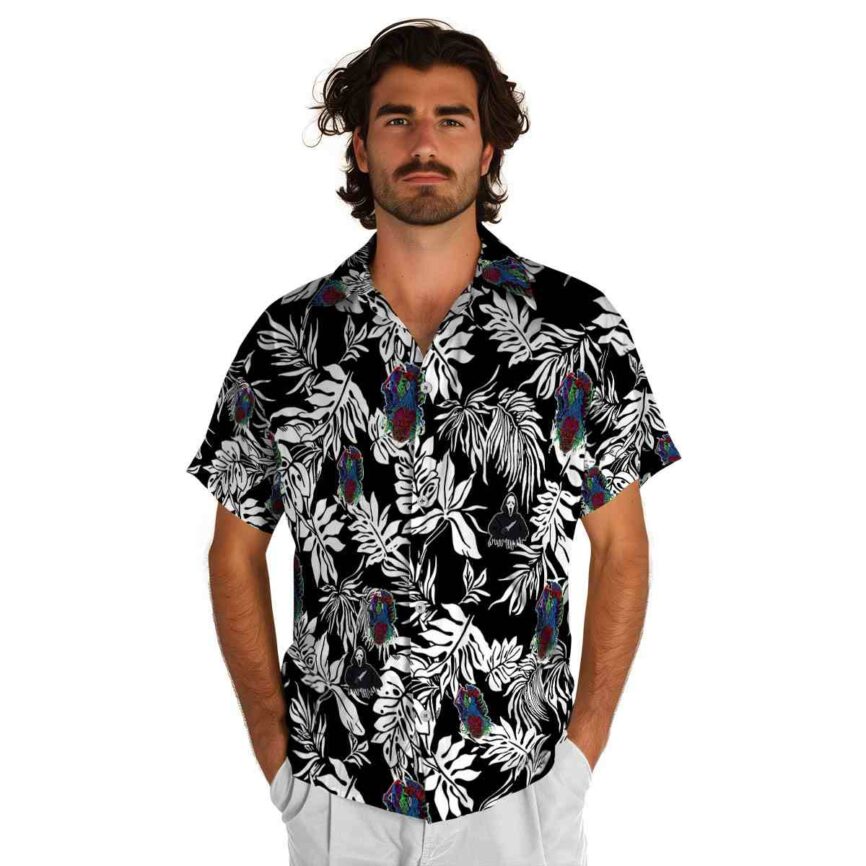 Horror Bold Foliage Hawaiian Shirt New Arrival