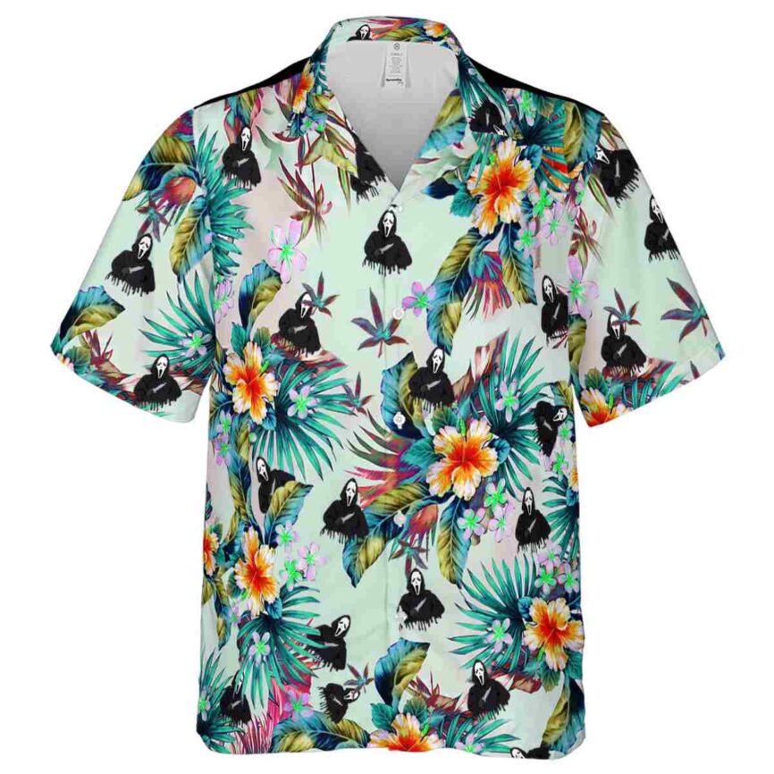 Horror Floral Burst Hawaiian Shirt Fashion forward