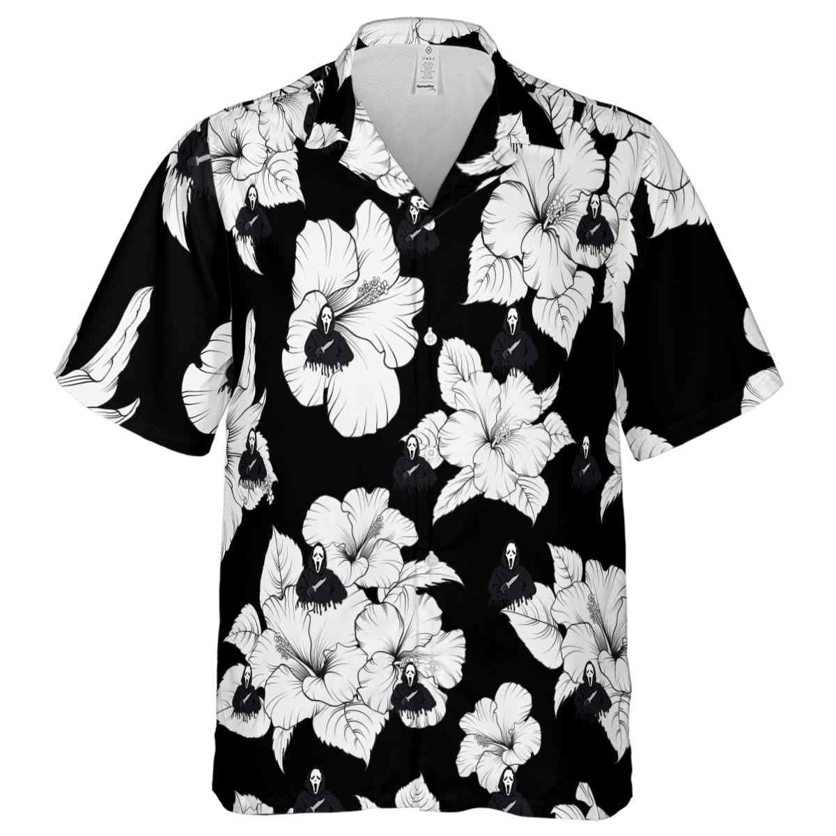 Horror Hibiscus Flower Hawaiian Shirt Fashion forward Horror Hibiscus Flower Hawaiian Shirt Fashion forward
