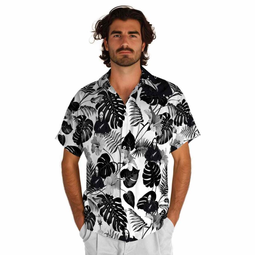 Horror Leaf Pattern Hawaiian Shirt New Arrival