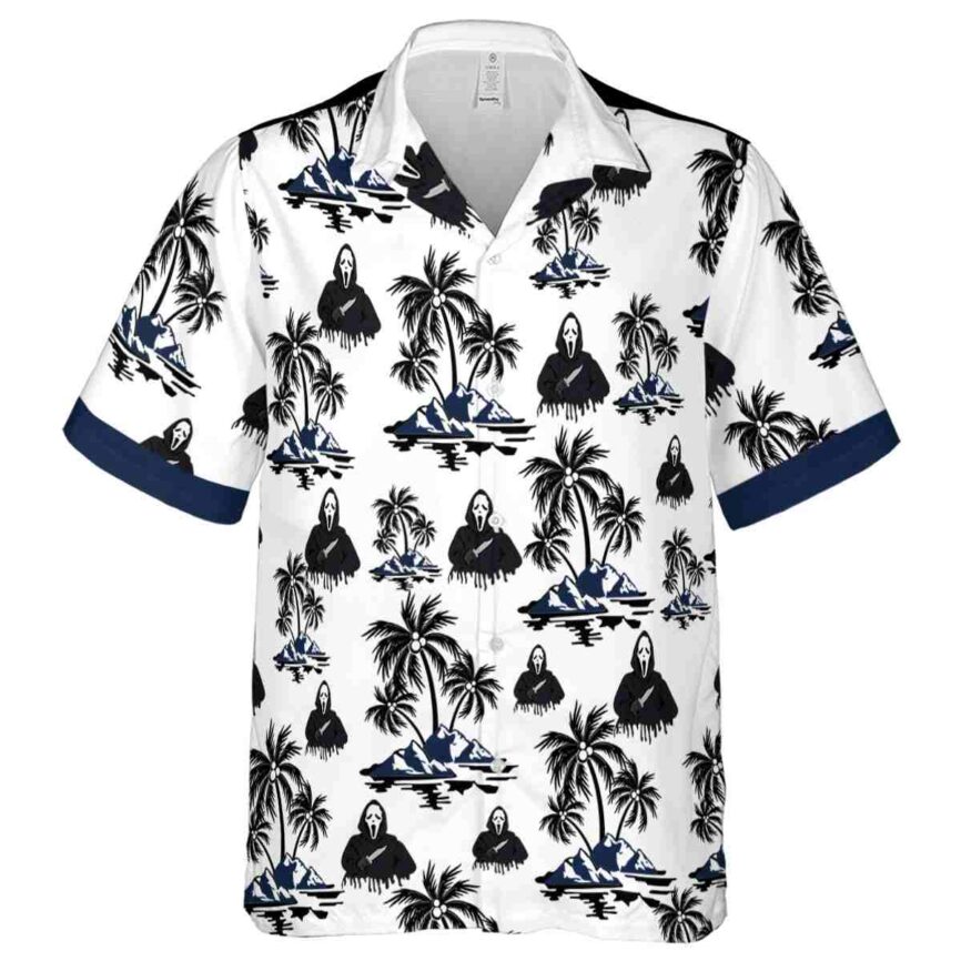 Horror Palm Island Graphic Hawaiian Shirt Fashion forward