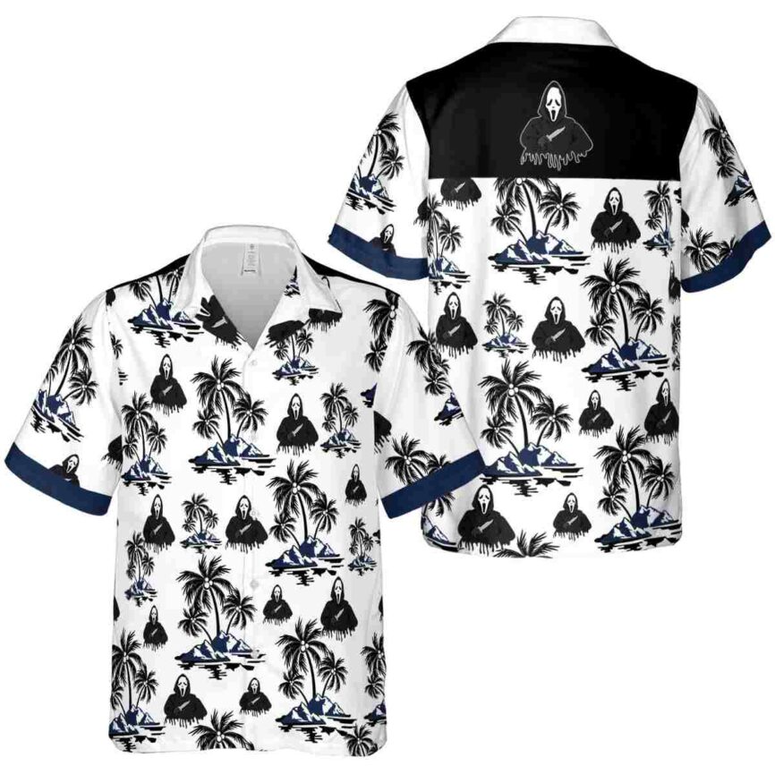 Horror Palm Island Graphic Hawaiian Shirt Premium grade