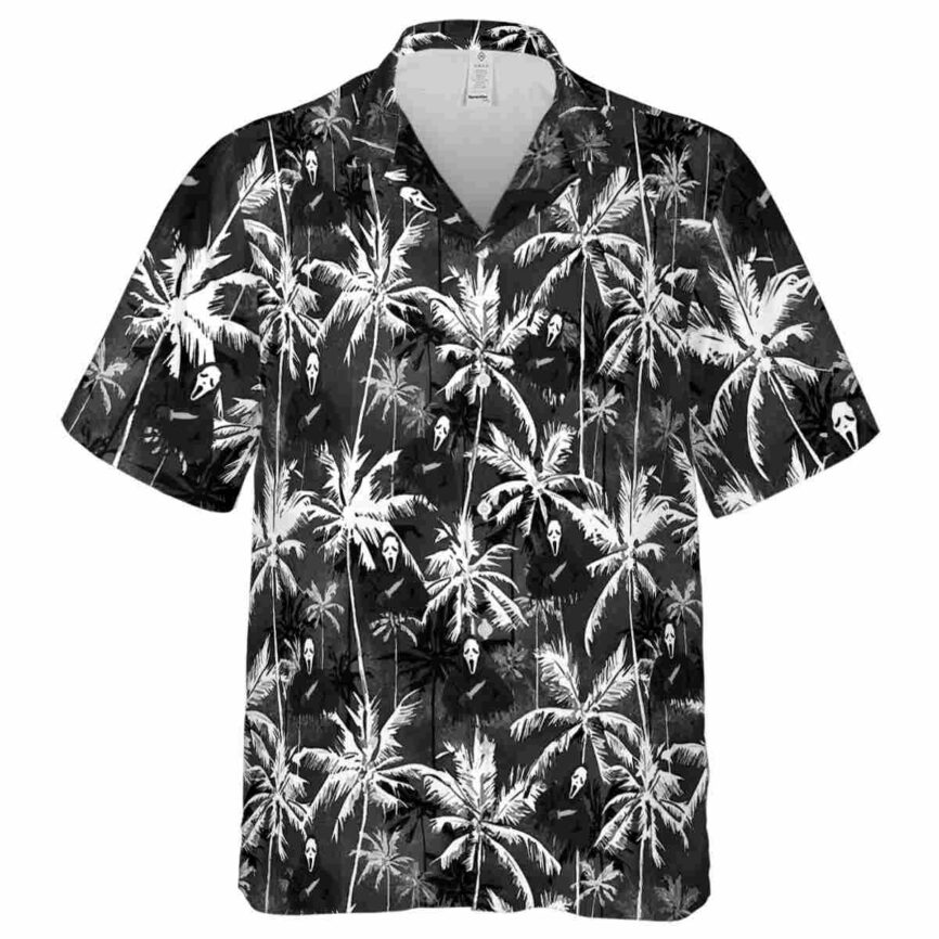 Horror Palm Themed Hawaiian Shirt Fashion forward