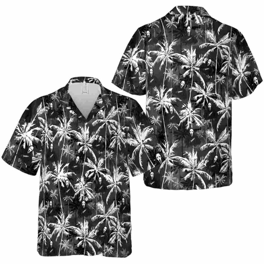Horror Palm Themed Hawaiian Shirt Premium grade