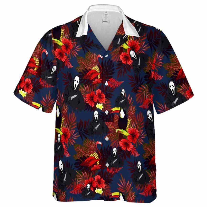 Horror Tropical Bird Hawaiian Shirt Fashion forward