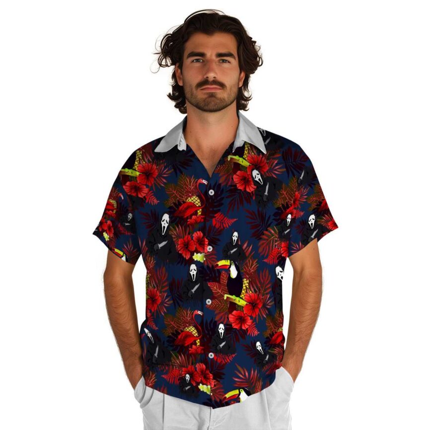Horror Tropical Bird Hawaiian Shirt New Arrival