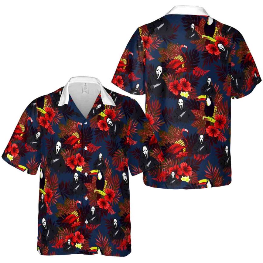 Horror Tropical Bird Hawaiian Shirt Premium grade