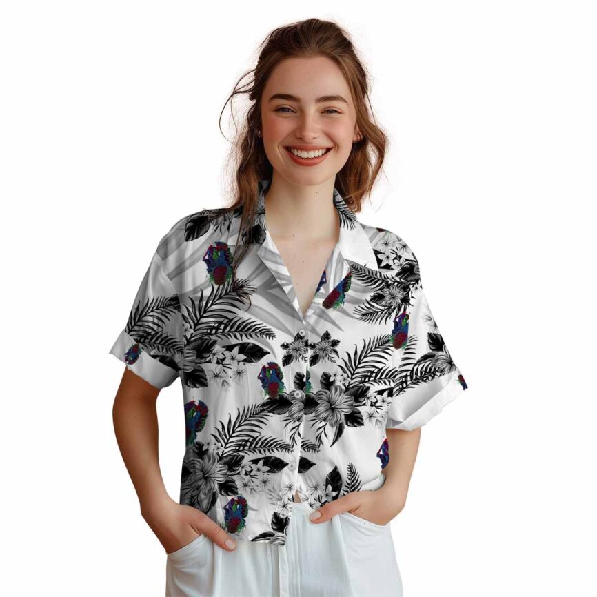 Horror Tropical Blossom Hawaiian Shirt Top rated