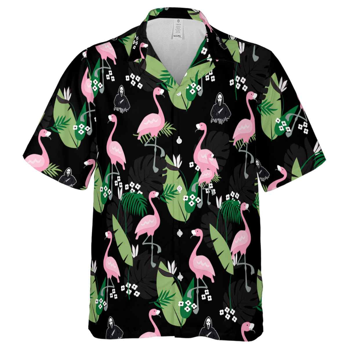 Horror Tropical Flamingo Hawaiian Shirt Fashion forward Horror Tropical Flamingo Hawaiian Shirt Fashion forward