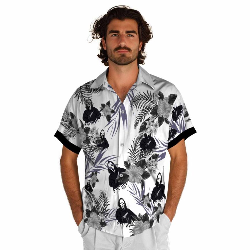Horror US Flag Floral Hawaiian Shirt New Arrival
