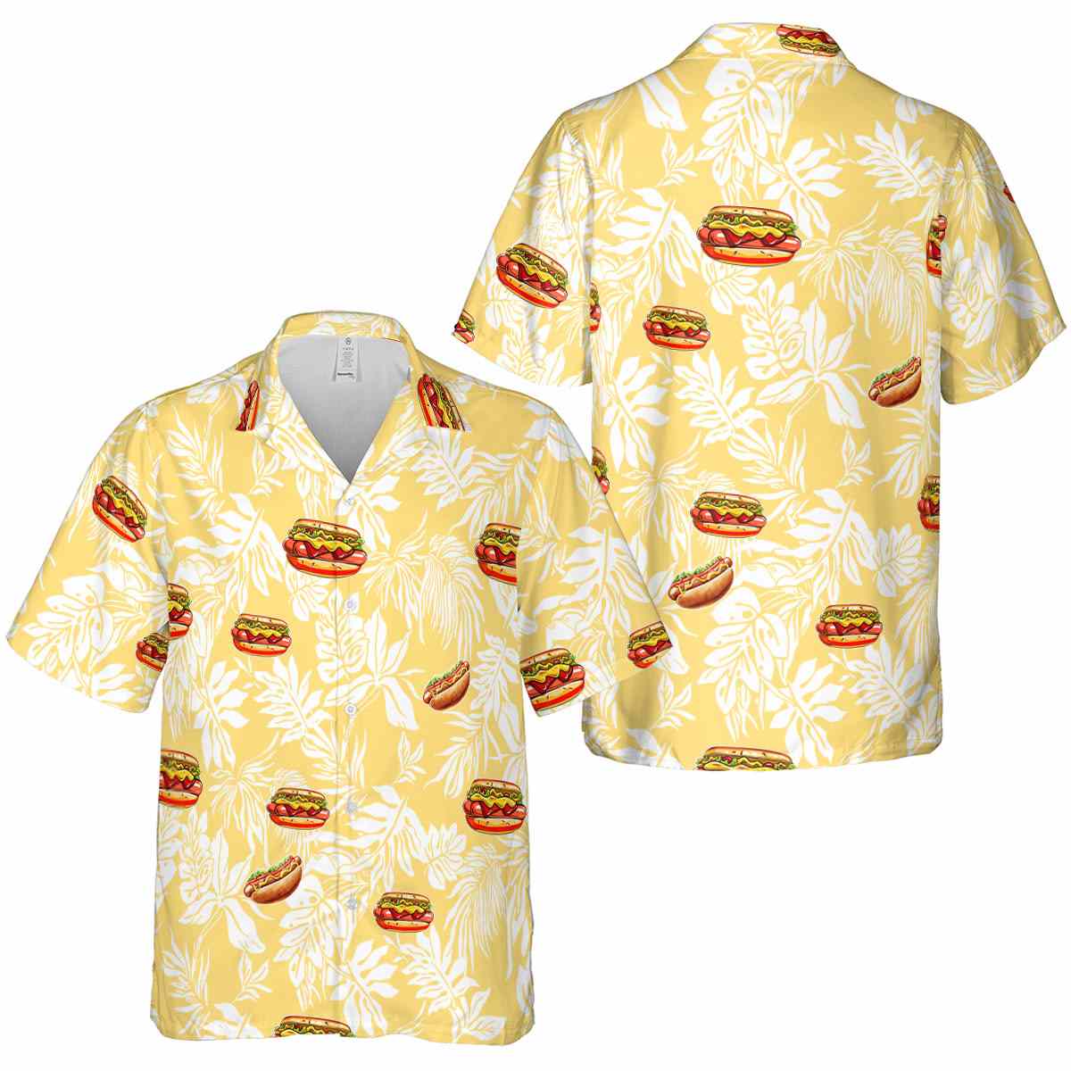 Hot Dog Bold Foliage Hawaiian Shirt Premium grade Hot Dog Bold Foliage Hawaiian Shirt Premium grade