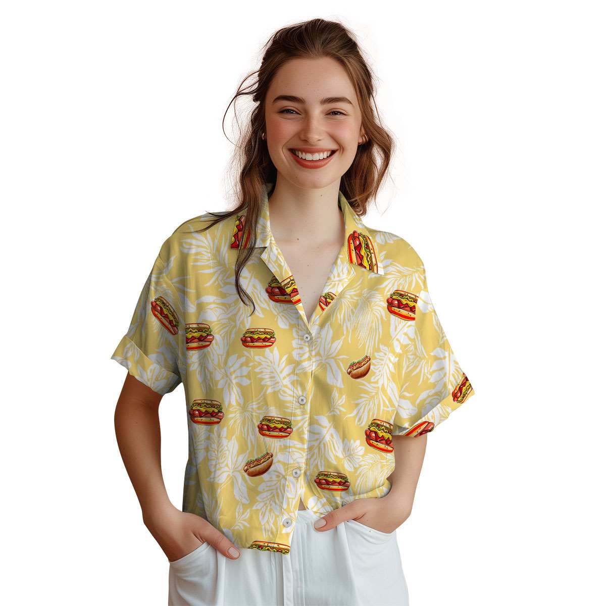Hot Dog Bold Foliage Hawaiian Shirt Top rated Hot Dog Bold Foliage Hawaiian Shirt Top rated