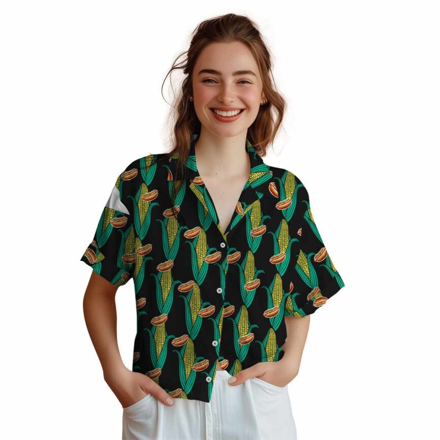 Hot Dog Corn Element Hawaiian Shirt Top rated