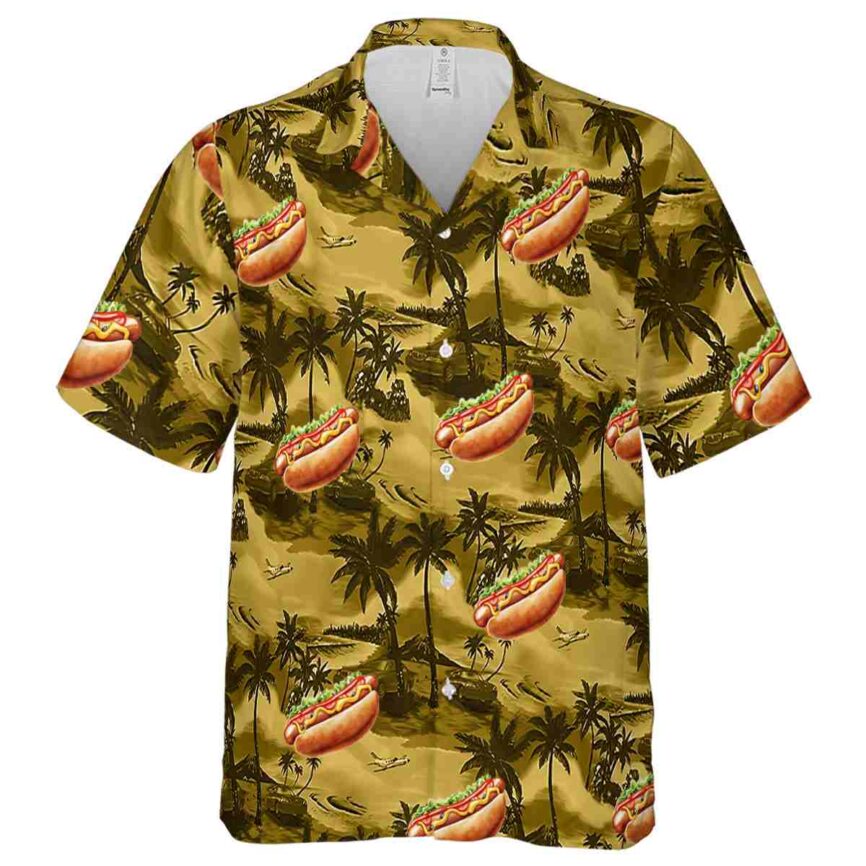 Hot Dog Island Beach Hawaiian Shirt Fashion forward