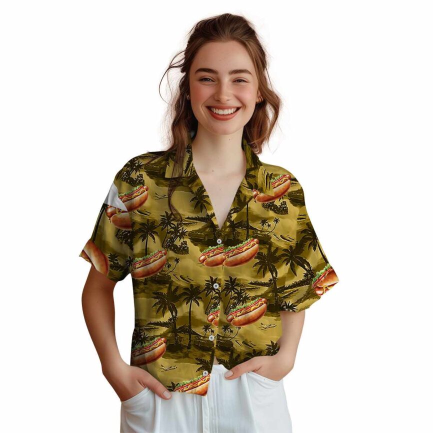 Hot Dog Island Beach Hawaiian Shirt Top rated