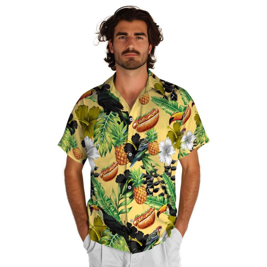 Hot Dog Leafy Toucan Hawaiian Shirt New Arrival