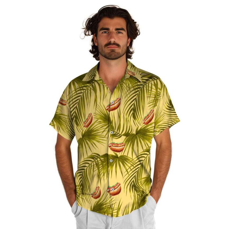 Hot Dog Palm Frond Hawaiian Shirt New Arrival