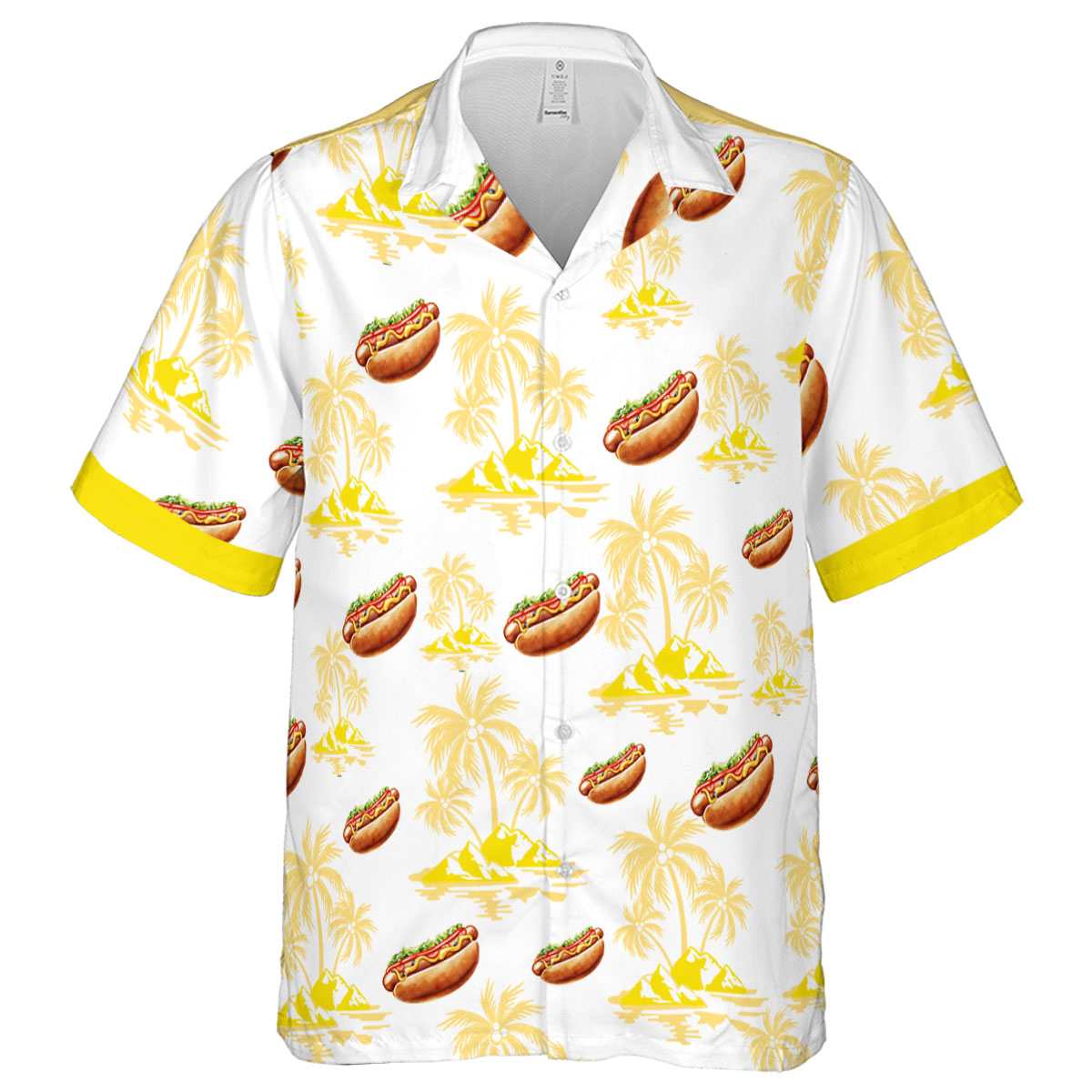 Hot Dog Palm Island Graphic Hawaiian Shirt Fashion forward Hot Dog Palm Island Graphic Hawaiian Shirt Fashion forward