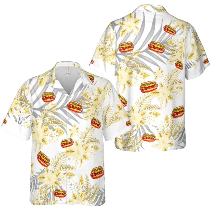 Hot Dog Tropical Blossom Hawaiian Shirt Premium grade
