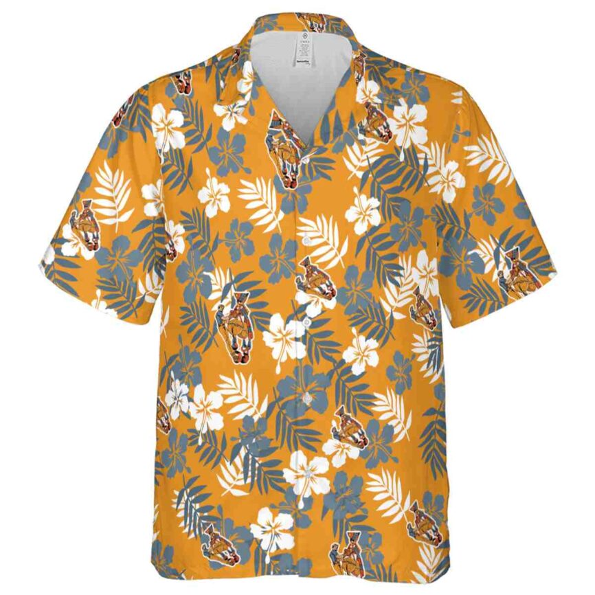 Ironworker Leafy Hibiscus Hawaiian Shirt Fashion forward