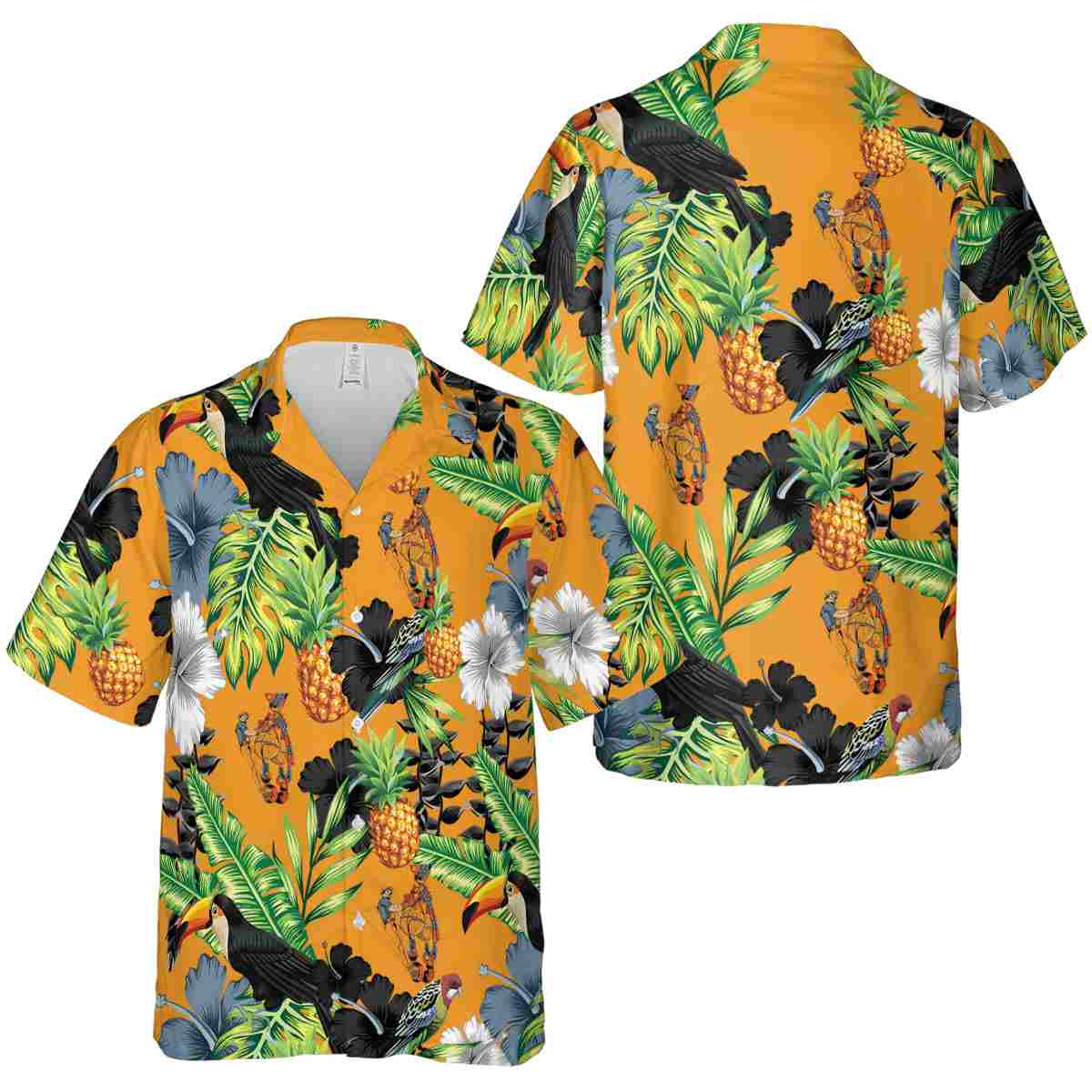 Ironworker Leafy Toucan Hawaiian Shirt Premium grade Ironworker Leafy Toucan Hawaiian Shirt Premium grade
