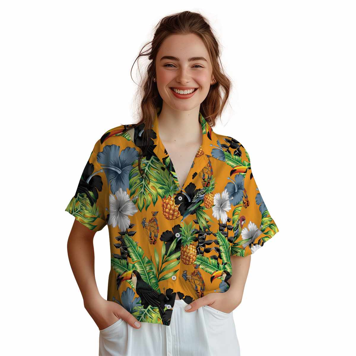 Ironworker Leafy Toucan Hawaiian Shirt Top rated Ironworker Leafy Toucan Hawaiian Shirt Top rated