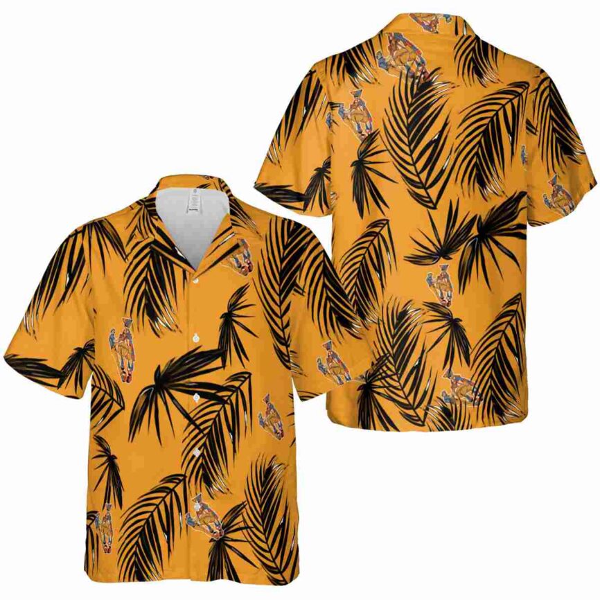 Ironworker Monochrome Palm Hawaiian Shirt Premium grade
