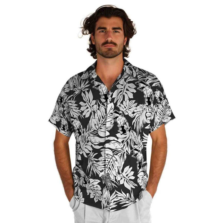 Ironworker Monstera Foliage Hawaiian Shirt New Arrival