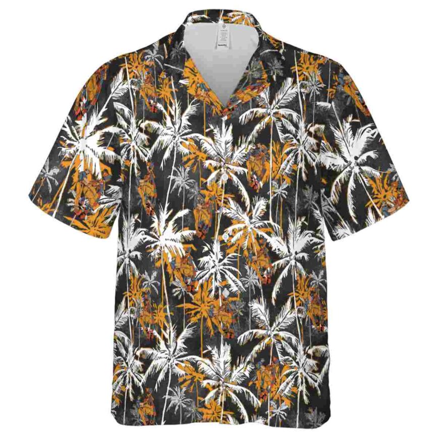 Ironworker Palm Themed Hawaiian Shirt Fashion forward