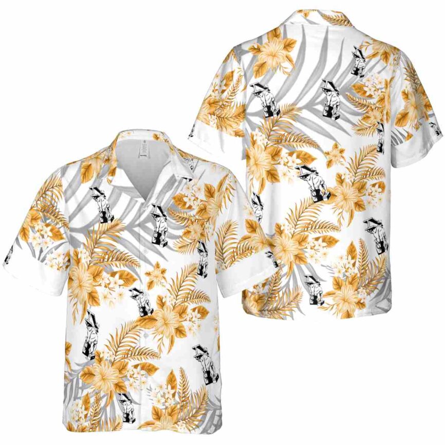 Ironworker Tropical Blossom Hawaiian Shirt Premium grade