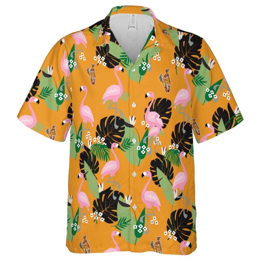 Ironworker Tropical Flamingo Hawaiian Shirt Fashion forward