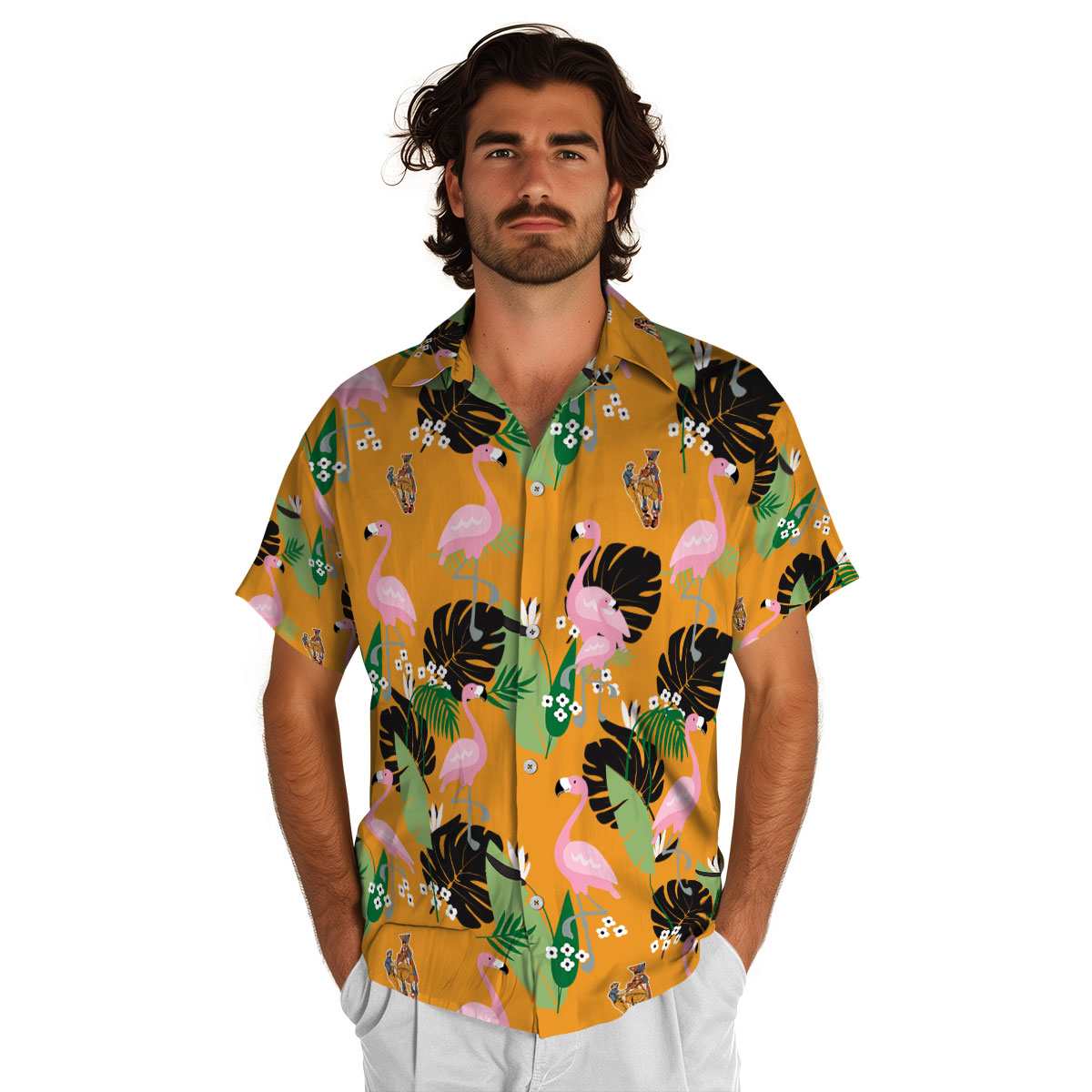 Ironworker Tropical Flamingo Hawaiian Shirt New Arrival Ironworker Tropical Flamingo Hawaiian Shirt New Arrival