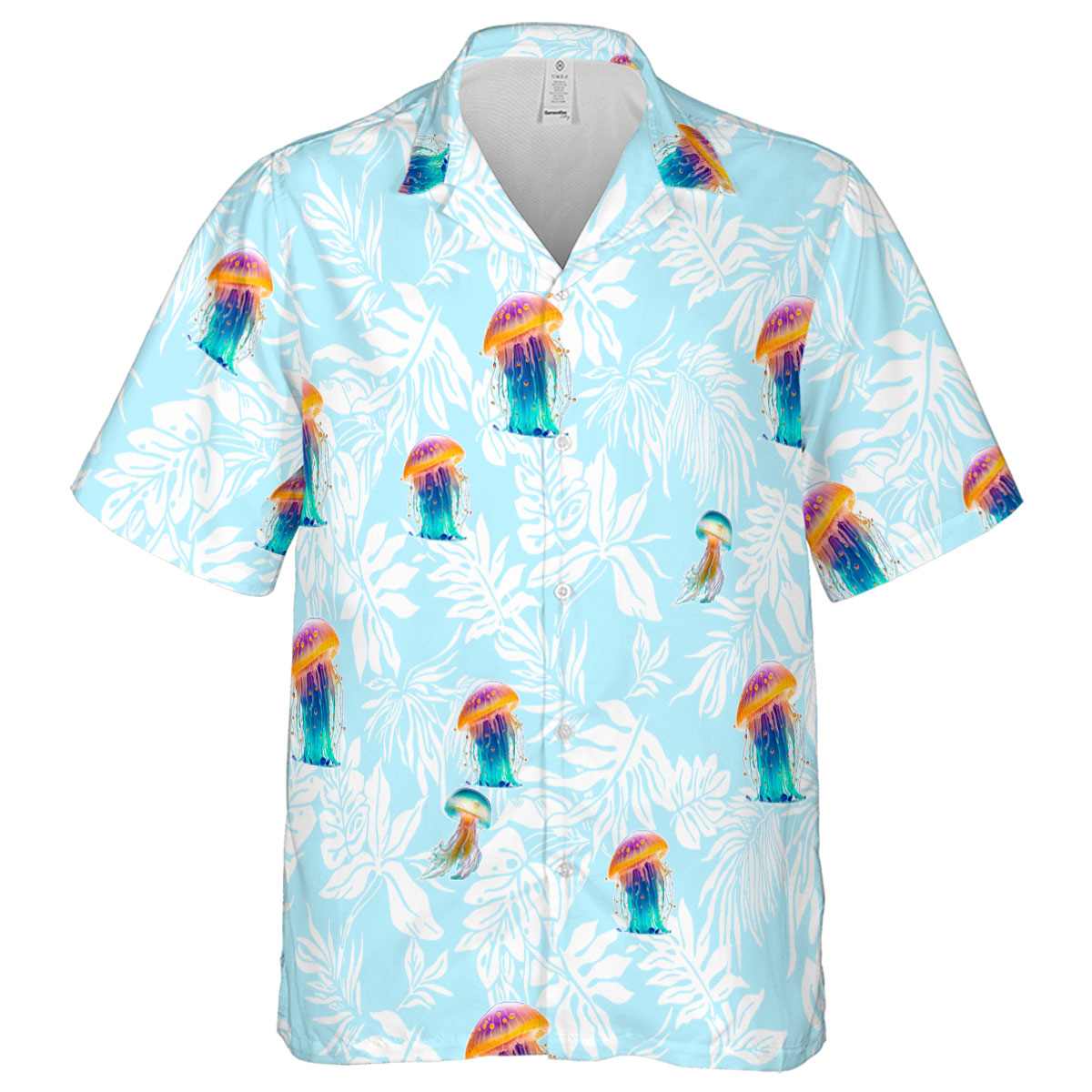 Jellyfish Bold Foliage Hawaiian Shirt Fashion forward Jellyfish Bold Foliage Hawaiian Shirt Fashion forward