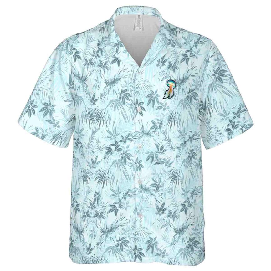 Jellyfish Foliage Print Hawaiian Shirt Fashion forward