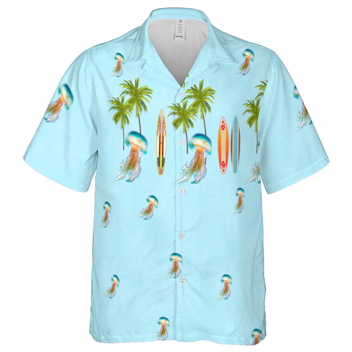 Jellyfish Island Theme Hawaiian Shirt Fashion forward Jellyfish Island Theme Hawaiian Shirt Fashion forward